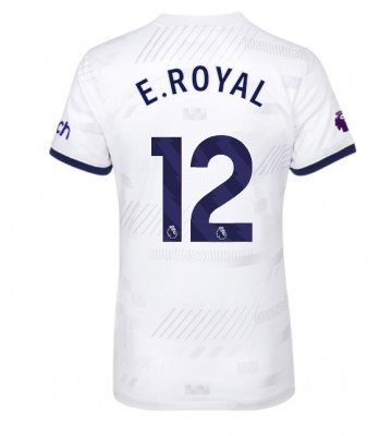Tottenham Hotspur Emerson Royal #12 Hjemmebanetrøje Dame 2023-24 Kort ærmer